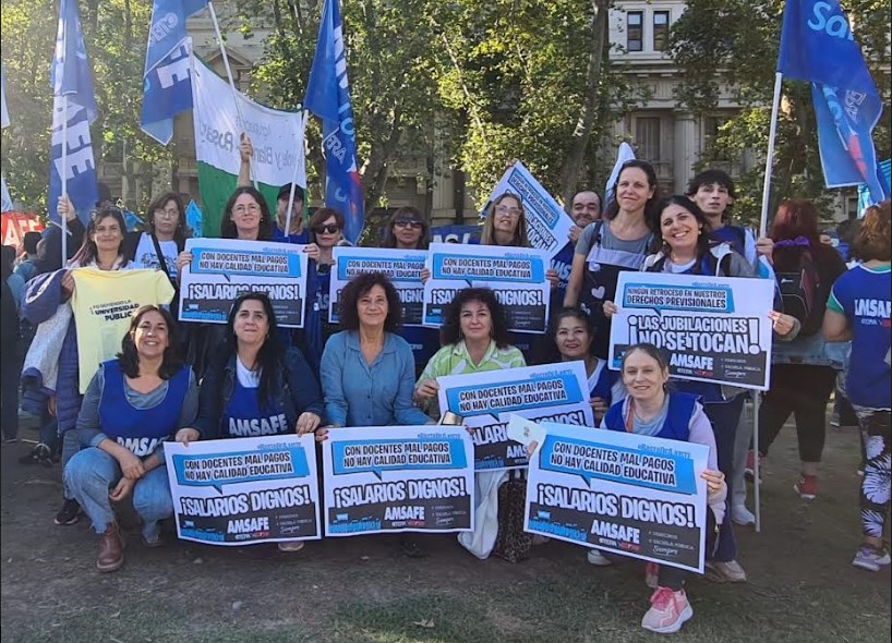 20240423 AMSAFE SAN LORENZO EN LA MARCHA FEDERAL UNIVERSITARIA