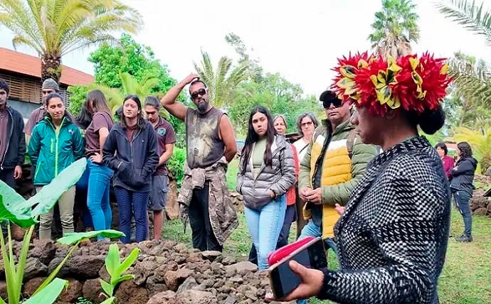 Inauguración en Rapa Nui del “Jardín Demostrativo Manavai”: Tecnología ancestral para salvar la biodiversidad