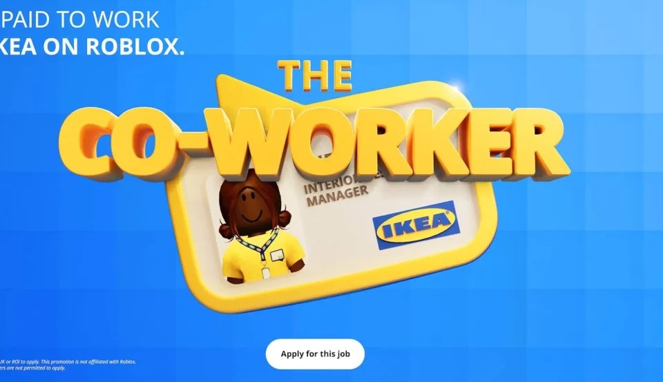 TeleTrabajo en un videojuego: Ikea Reino Unido paga para atender la tienda dentro de Roblox