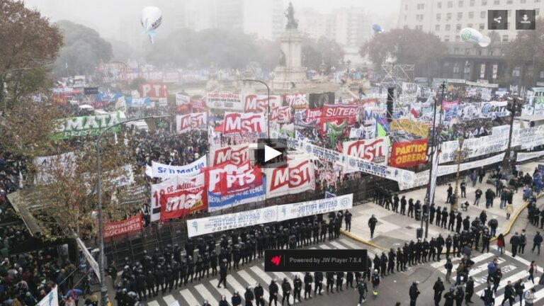 Efecto Milei: Fuerte represión al pueblo mientras el Senado debate la Ley Antipatria en medio de un fuerte rechazo social