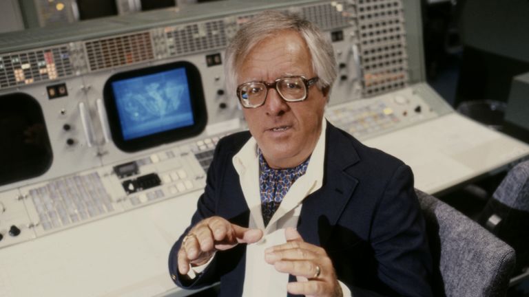 RAY BRADBURY appearing on the abc news tv special infinite news