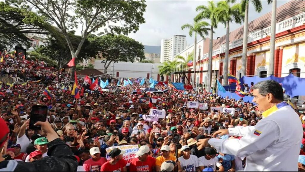 El CNE lo ratificó como ganador: La mayor de todas las marchas toma Caracas para respaldar el triunfo electoral de Maduro