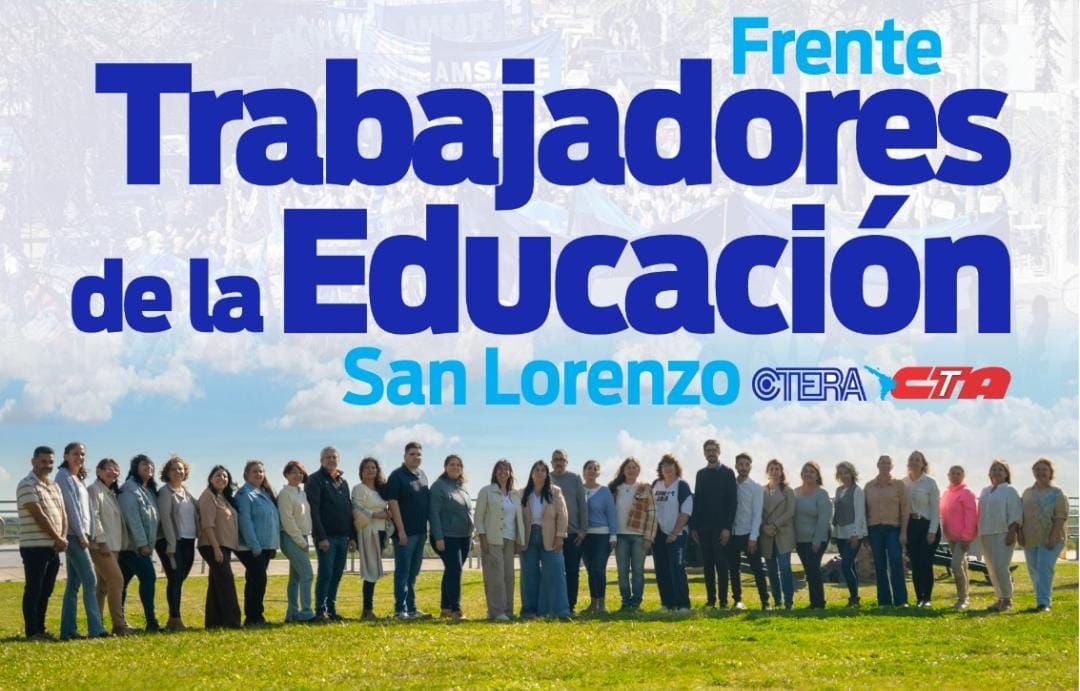 20250531 AMSAFE LISTA FRENTE TRABAJADORES DE LA EDUCACION SAN LORENZO