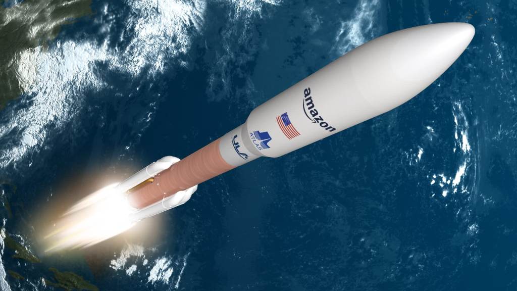 Así fue el lanzamiento del cohete ULA de 27 de los satélites de Internet del Proyecto Kuiper de Amazon hoy