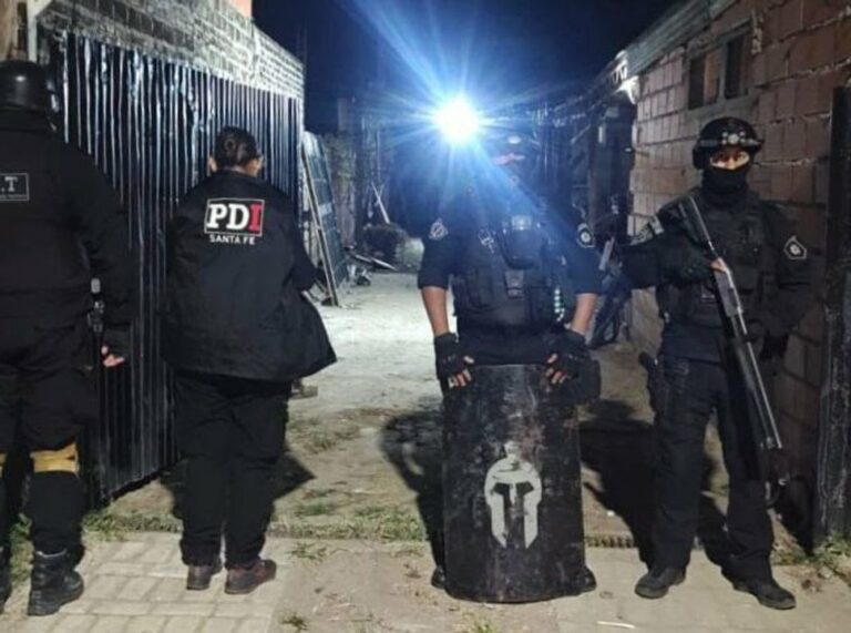 Violencia armada y microtráfico: múltiples redadas en Rosario, VGG y Alvear