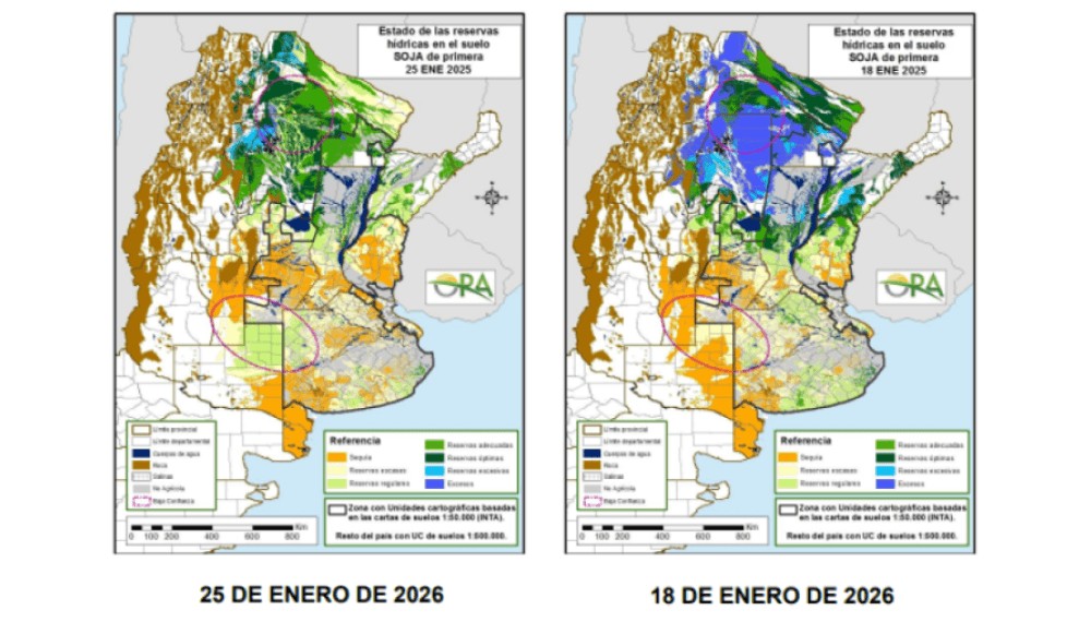 La “mancha” de la sequía crece y la luz amarilla comienza a enrojecer en la zona núcleo