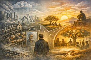 La mente materialista está tratando de resolver una crisis existencial