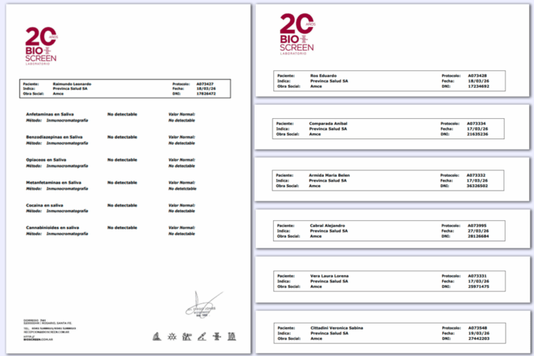 El intendente y sus secretarios se realizaron análisis toxicológicos El intendente y sus secretarios se realizaron análisis toxicológicos