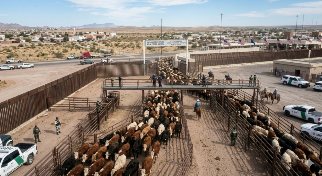 Reabrirá EU frontera al ganado en pie de México, en últimas semanas de agosto, anunció C. Sheinbaum Reabrirá EU frontera al ganado en pie de México, en últimas semanas de agosto, anunció C. Sheinbaum