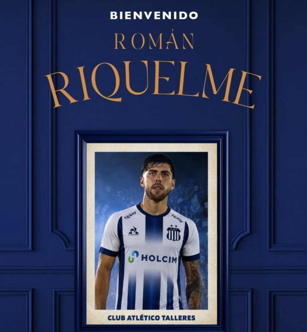 El sanlorencino Román Riquelme es nuevo refuerzo de Talleres de Córdoba El sanlorencino Román Riquelme es nuevo refuerzo de Talleres de Córdoba