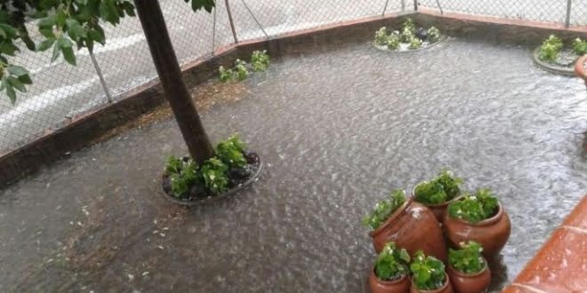 Consejos para evitar acumulación de agua en nuestro patio