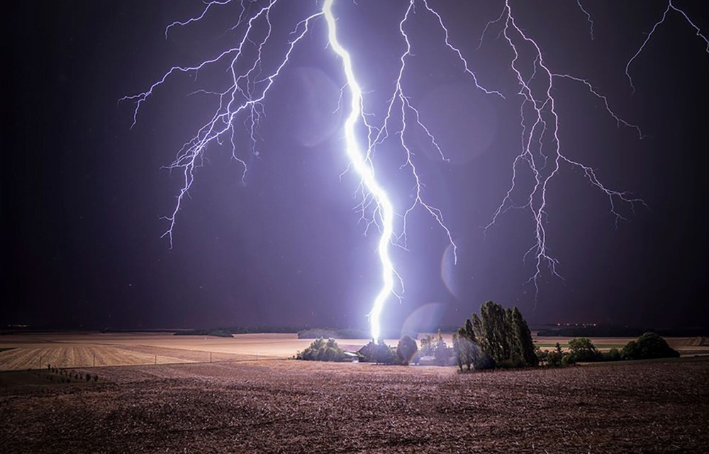 Rayos a tierra