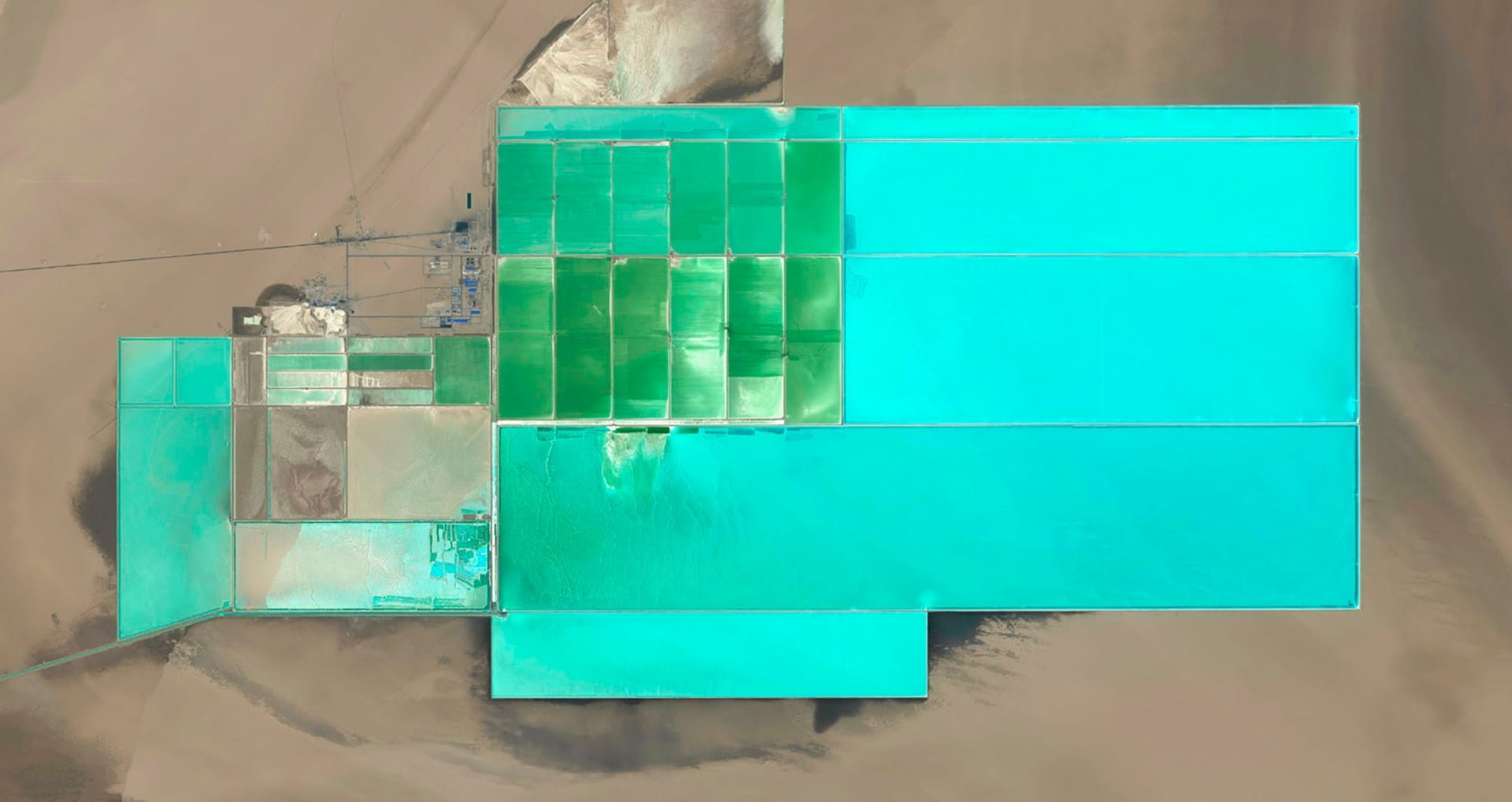 LOP NUR POTASH EVAPORATION PONDS