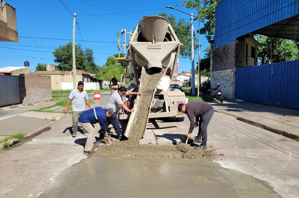 La Municipalidad de San Lorenzo ejecuta un programa intensivo de reparación de calles